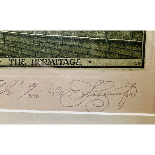 Hermitage Museum Mid 20th Century Numbered Signed Etching, Neoclassical, Baroque For Sale In New York - Image 6 of 10