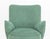 Early 21st Century Vladimir Kagan Barrel Swivel Chair and Ottoman For Sale - Image 5 of 13