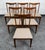 Mid Century Modern Dining Chairs Set 6 Solid Stained Oak Keller Furniture Tan For Sale - Image 11 of 12