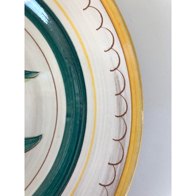 Stangl Vintage Midcentury Stangl Sunflower Garden Plate For Sale - Image 4 of 7