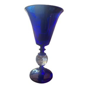 American Ritz Blue Bubble Vase