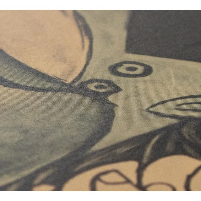 Paper 1954 After Pablo Picasso "Guernica. Detail.", Period First Limited Edition Offset Lithograph For Sale - Image 7 of 13