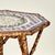 Antique English Bamboo and Tile Table or Stand For Sale In West Palm - Image 6 of 11