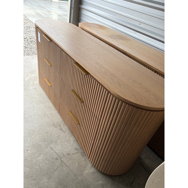 Contemporary Rh (Restoration Hardware) Byron 6-Drawer Dresser – Light Oak Finish For Sale - Image 3 of 8