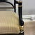 Early 20th Century Regency Black and Gold Open Back Arm Chairs For Sale In Providence - Image 6 of 11