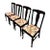1950s Vintage Refinished Dining Chairs - Set of 4 For Sale