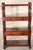 William IV mahogany and plum pudding mahogany etagere, circa 1840. With 4 plum pudding mahogany single board shelves, two...