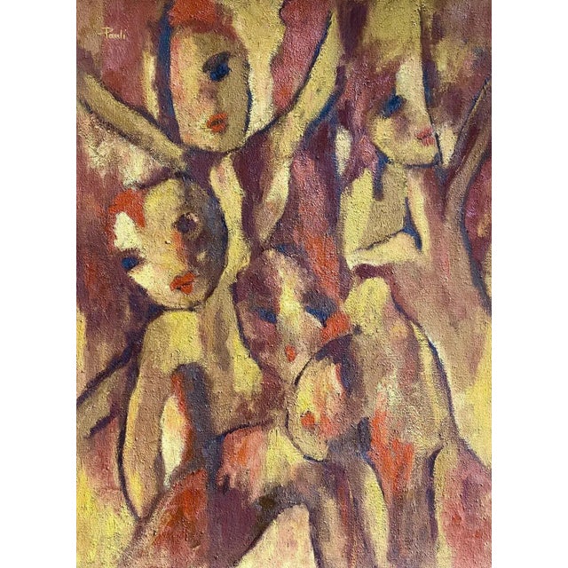 Gilbert Pauli, The Revolt of the Innocents, Oil on Canvas, 2000 For Sale - Image 7 of 7