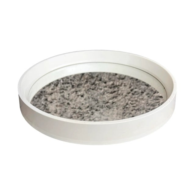 Round Mirror, Hanging Mirror, Reflections by Thermotex, Denmark, Vintage, Scandinavia, 1970s–1980s. For Sale - Image 9 of 11