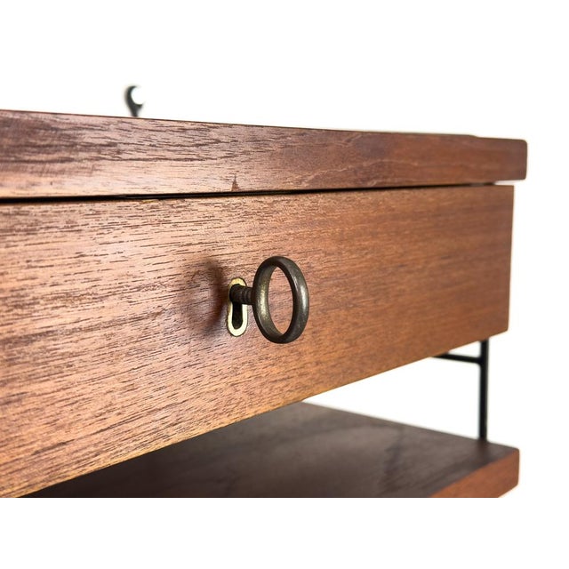 Wood Vintage Teak Wall Shelf by Kajsa & Nils Nisse Strinning for String, 1960s, Set of 2 For Sale - Image 7 of 16