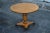 Swedish Art Deco Round Golden Elm Pedestal End or Side Table For Sale - Image 9 of 11