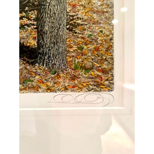 This original etching was printed from the copper plate onto 100% rag paper and hand-painted with Winsor & Newton Artists...