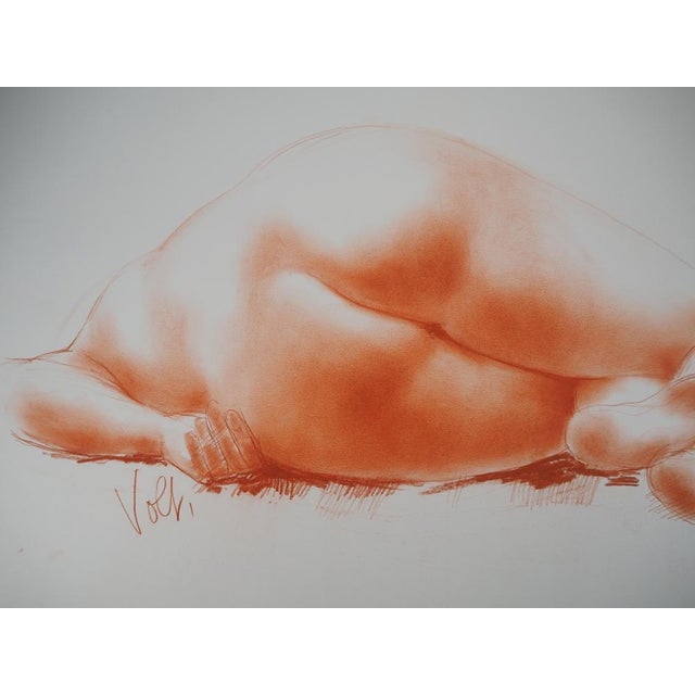 Antoniucci Volti, Sleeping Model, Original Drawing For Sale - Image 4 of 9