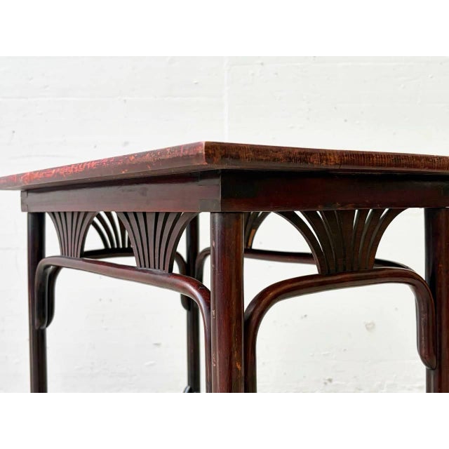 Wood Model 221/9174 Console Table from Thonet, 1910s For Sale - Image 7 of 16