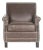 Nelson Club Chair With Silver Nailheads in Antique Brown & Espresso For Sale