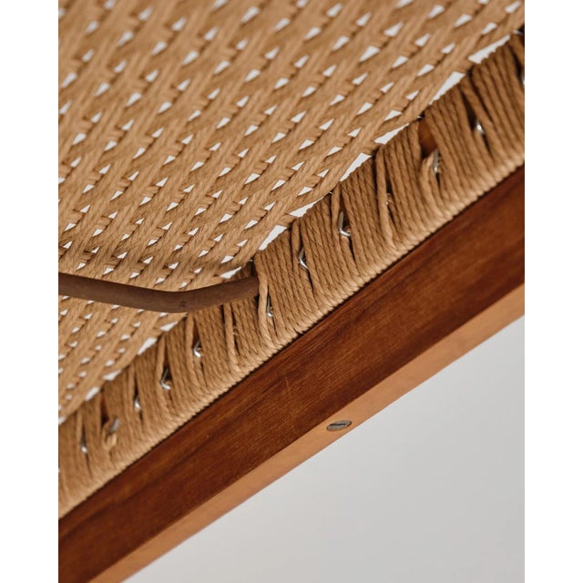 Long Teak Bench with Paper Cord Weaving by Niels O. Møller for j.l. Møllers, Denmark, 1960s For Sale - Image 18 of 18