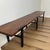 Brown Midcentury Wood Bench For Sale - Image 8 of 9