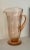 Art Deco Vintage Fostoria Versailles Pink Pitcher For Sale - Image 3 of 6