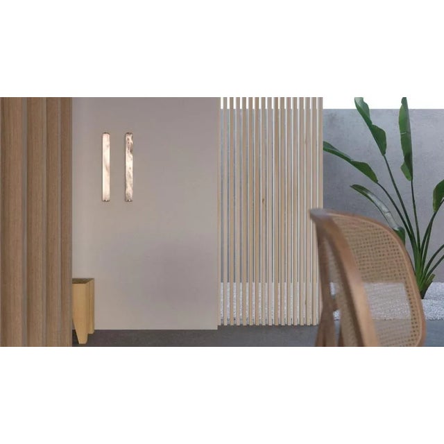 Slim WS 64 Wall Lamp by United Alabaster For Sale - Image 6 of 7