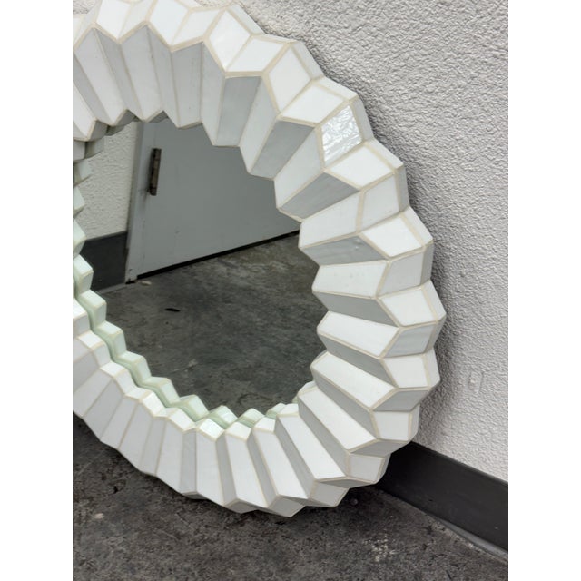 Serena & Lily Mosaic Tile Mirror For Sale - Image 10 of 12