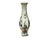 1980s Small Distressed Finish Pear Shape Blue White Graphic Porcelain Vase For Sale - Image 5 of 8