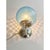 Sculptural Light-Blue Ballotton Murano Glass Wall Sconces by Simoeng, Set of 2 For Sale - Image 4 of 8