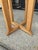 Traditional Solid Oak Wood Pedestal Planter Stand For Sale - Image 3 of 5