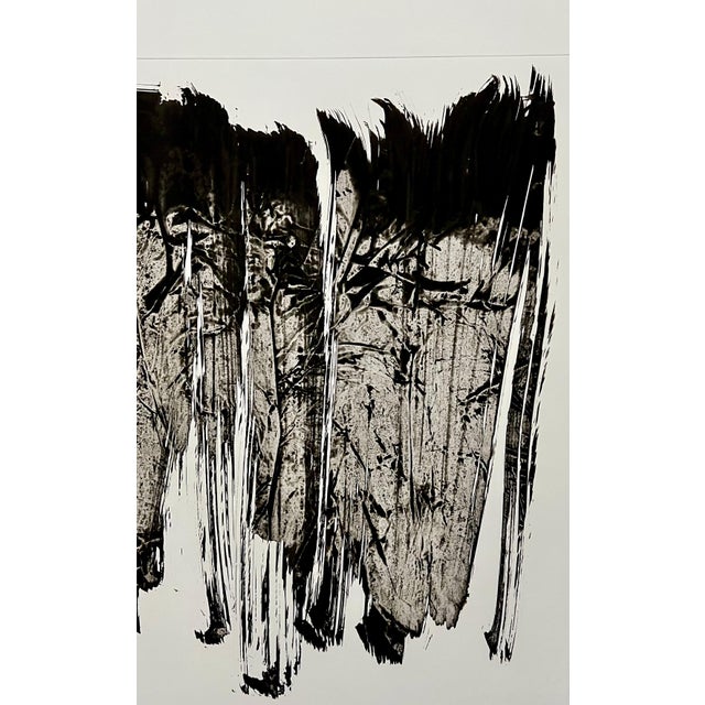 Printmaking Materials Chihung Yang, Abstract Expressionist Taiwanese Etching Chihung Yang Chinese Calligraphy Art, 2014 For Sale - Image 7 of 8