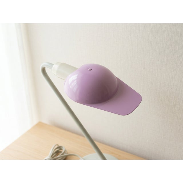 Mid-Century Modern Mid-Century Modern Art Deco Scandinavian Table Lamp from Vrieland, 1980s For Sale - Image 3 of 6