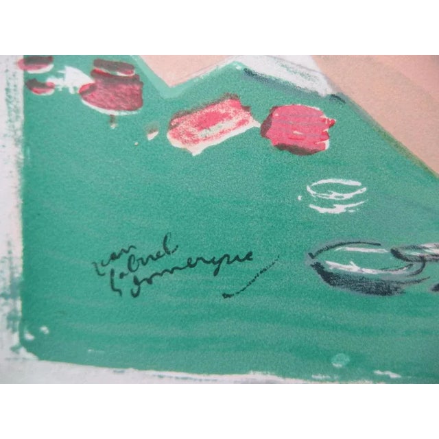 Jean-Gabriel Domergue, Two Women at the Casino, Original Lithograph, 20th Century For Sale - Image 3 of 4