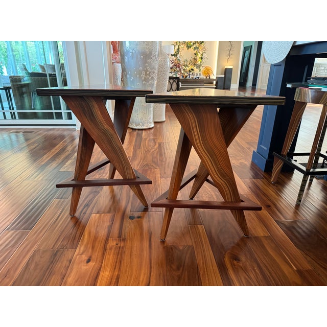 Contemporary Contemporary Bar Stools by Grant-Noren (25.5" Tx20"W) For Sale - Image 3 of 4