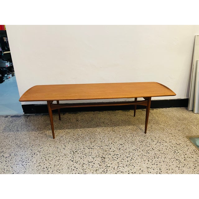 Model FD 503 Teak Coffee Table by Tove & Edvard Kindt-Larsen for France & Søn, 1960s For Sale - Image 11 of 11