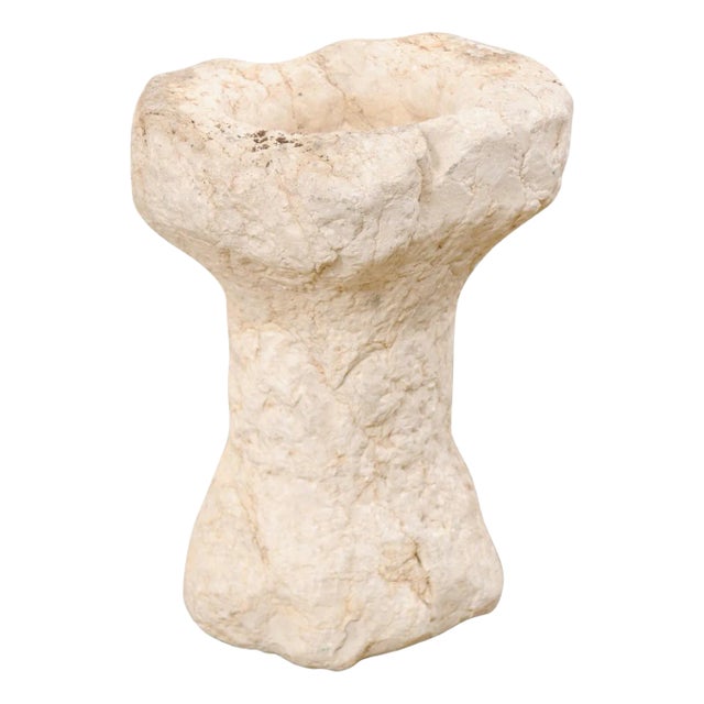 19th Century Spanish Stone Baptismal Font For Sale