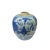This is handmade handpainted traditional Chinese ginger jar with blue and white color graphics. Each one has a precise...
