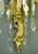 Mid 20th Century Restored French Gold Gilded Bronze & Crystal 3 Arm Wall Sconces - a Pair For Sale - Image 11 of 13