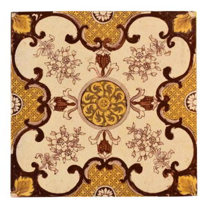 Minton Victorian Transfer-Printed Tile