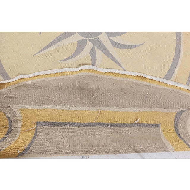Textile Doris Leslie Blau Rare 1930s French Aubusson Round Rug Attributed to André Arbus For Sale - Image 7 of 7
