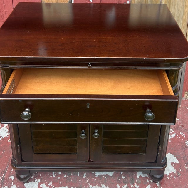 2010s Paula Deen Home Door Nighstand in Tobacco For Sale - Image 5 of 12