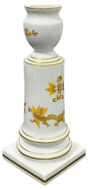 Candleholder in Meissen Porcelain, 1930s