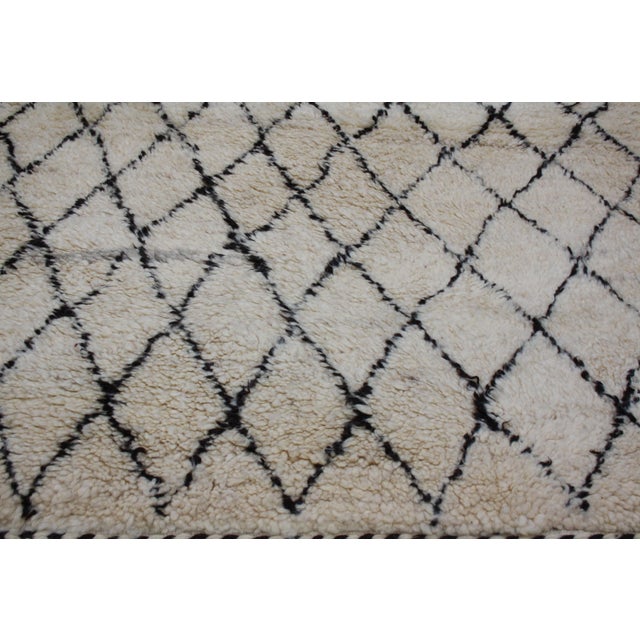 Moroccan Beni Ourain Rug 5' X 3'7'' Chairish