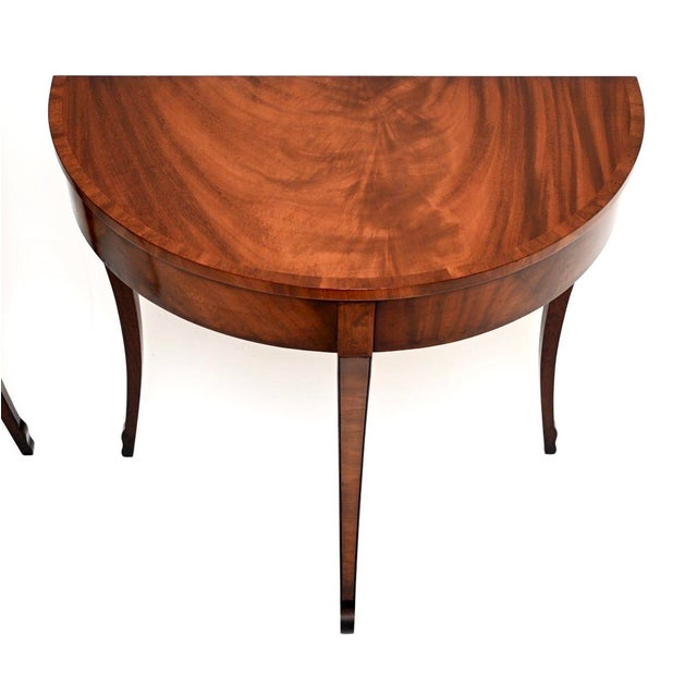 Antique Regency Console Tables, 1930s, Set of 2 For Sale - Image 9 of 10