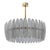 Metal Italian Murano Glass Suspension Lamp For Sale - Image 7 of 7