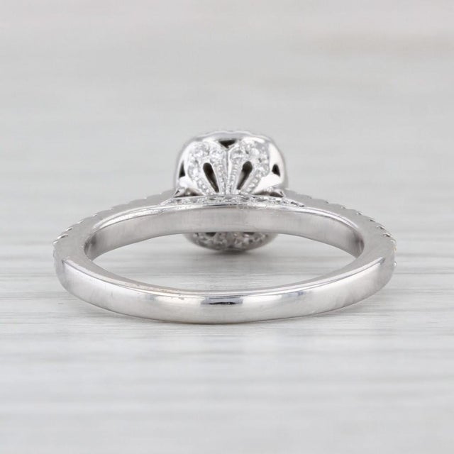Gemstone Information: - Natural Diamond - Carats - 0.40ct Cut - Princess Cushion Color - Light Yellow Clarity - VS2 -...