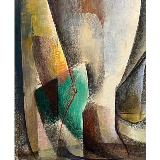 Vivaldo Martini, Abstract Composition No. 2, Oil on Canvas For Sale - Image 6 of 9