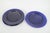 Scandinavian Art Glass Set Of 5 Charger Plates, 1980s. Set of five deep cobalt-blue charger plates in thick, transparent...