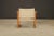 Minimalist Safari Sling Lounge Chair in Natural Canvas and Solid Wood, C 1970s For Sale - Image 15 of 16