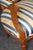 Pair 1920's French Louis XVI Carved Armchairs With Silk Upholstery For Sale - Image 14 of 15