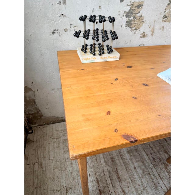 Swedish Pine Desk in the style of Aperldoon, 1970s For Sale - Image 15 of 18