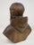 Antique Expressive Woodcarving, Bust Depicting a Monk or Male Saint, Ca. 1800 For Sale - Image 17 of 18