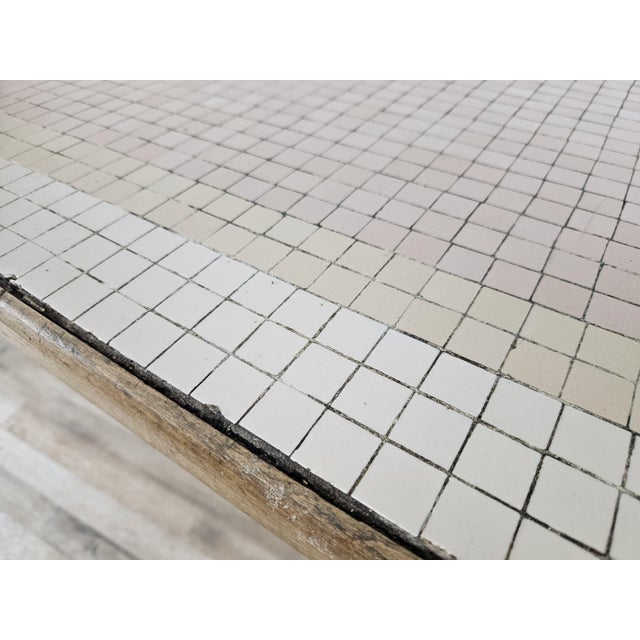 Rustic Fir Table with Mosaic Top, 1800s For Sale - Image 6 of 18